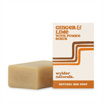 120G Ginger & Lime With Pumice Scrub Natural Soap