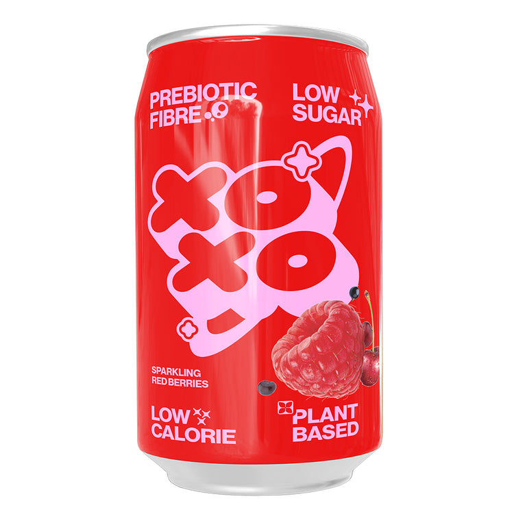 Xoxo Red Berry Prebiotic Soda 330Ml - Sustainable Vegan Groceries Brighton