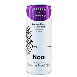 Nooi Acerola Cherry & Lavender Nootropic Calm Energy 250Ml - Sustainable Vegan Groceries Brighton