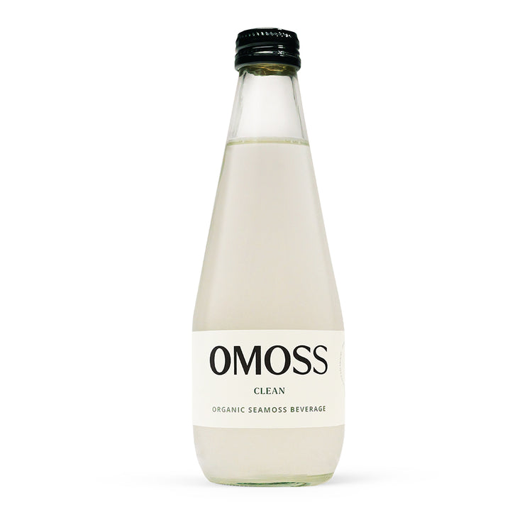 Omoss Clean Organic Sugar-Free Sea Moss Drink 330Ml - Sustainable Vegan Groceries Brighton