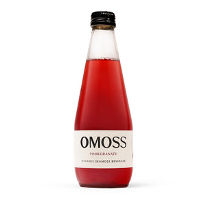 Omoss Pomegranate Organic Sea Moss Drink 330Ml - Sustainable Vegan Groceries Brighton