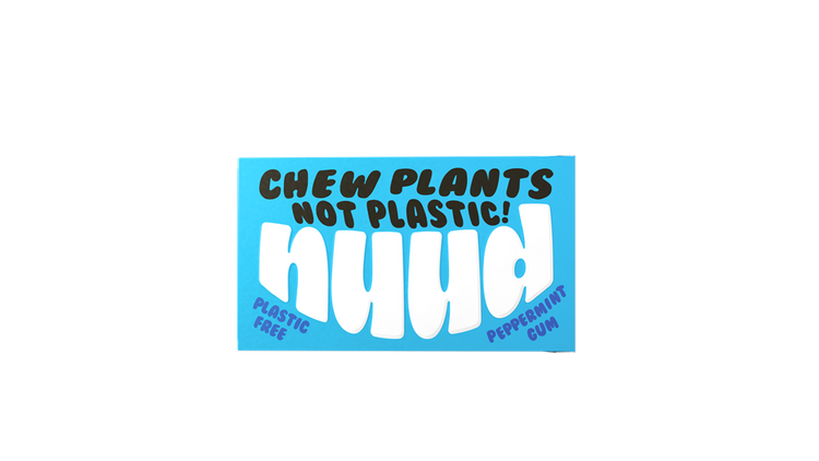 Nuud Peppermint Chewing Gum - Sustainable Vegan Groceries Brighton