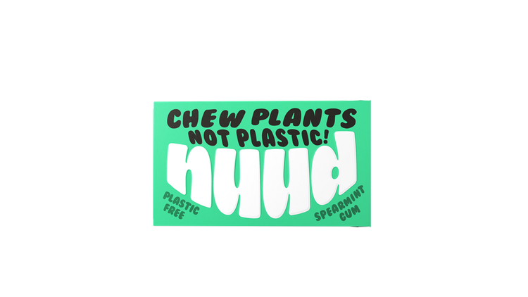 Nuud Spearmint Chewing Gum - Sustainable Vegan Groceries Brighton