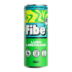 Fibe Prebiotic Soda Lush Limeonade 250Ml - Sustainable Vegan Groceries Brighton