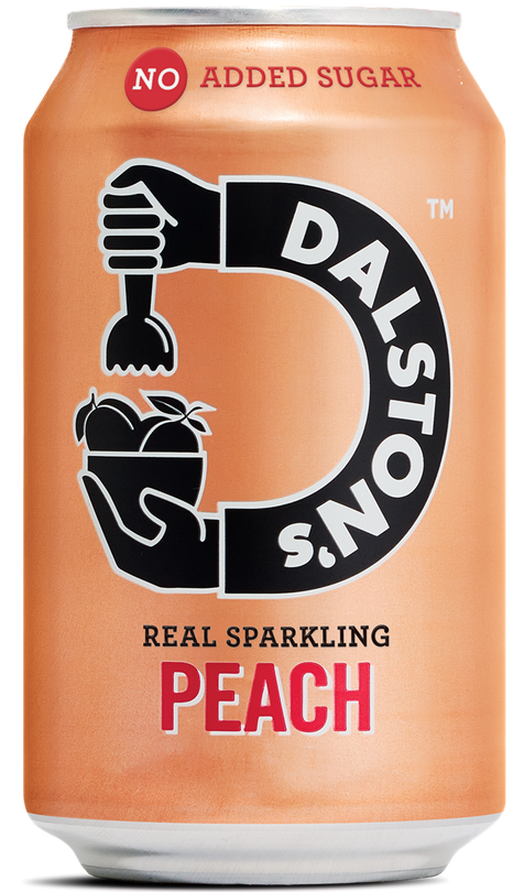 Dalstons Peach Soda 330Ml - Sustainable Vegan Groceries Brighton