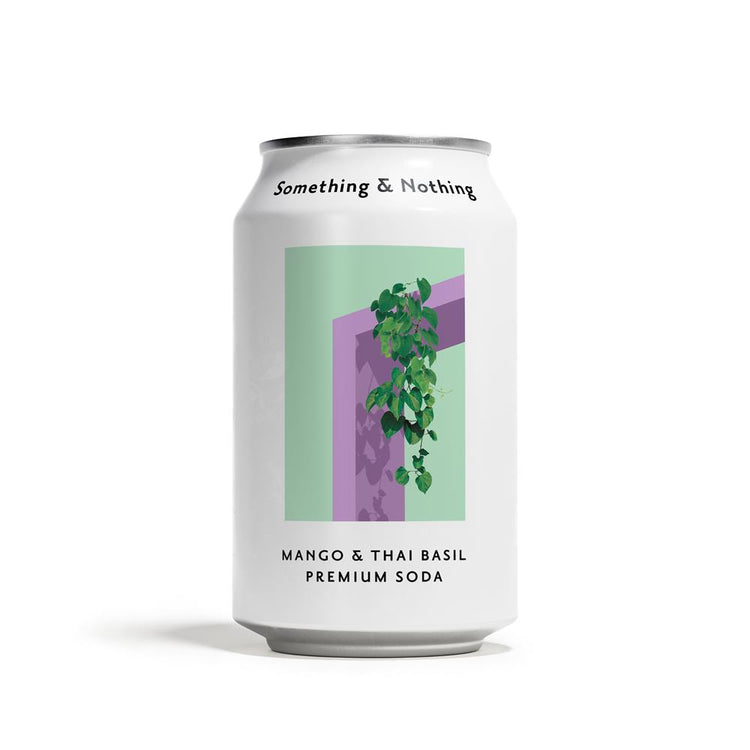 Mango & Thai Basil Premium Soda 330Ml - Sustainable Vegan Groceries Brighton