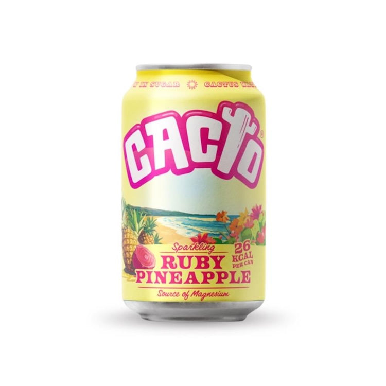 Sparkling Prickly Pear & Pineapple Cactus Water 330Ml - Sustainable Vegan Groceries Brighton