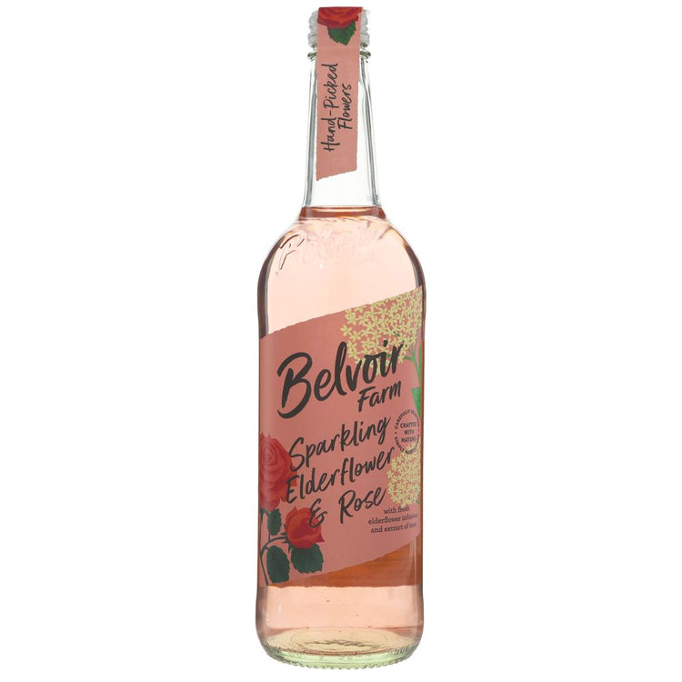 Belvoir Elderflower & Rose 750Ml - Sustainable Vegan Groceries Brighton