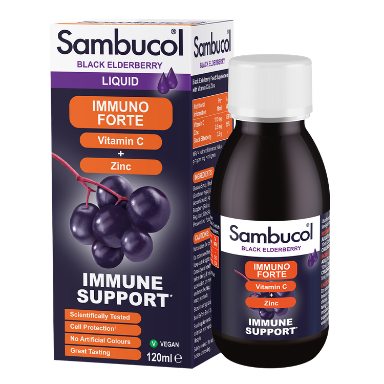 Sambucol Immuno Forte 120Ml - Sustainable Vegan Groceries Brighton