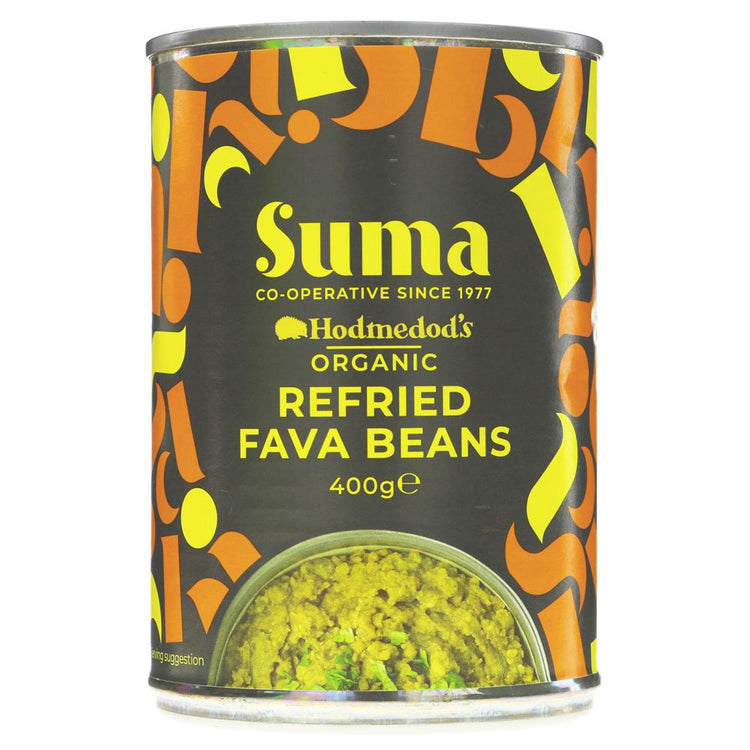Refried Fava Beans - Organic 400G - Sustainable Vegan Groceries Brighton