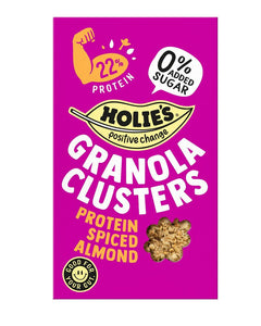 Holies Granola Clusters Protein Spiced Almond 400G - Sustainable Vegan Groceries Brighton