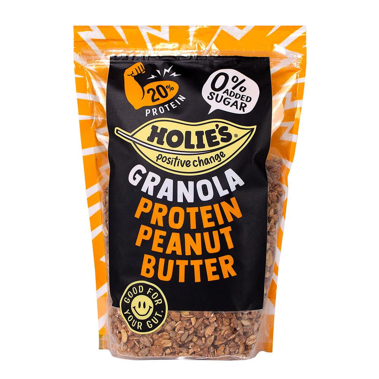 Holies Granola Protein Peanut Butter 350G - Sustainable Vegan Groceries Brighton