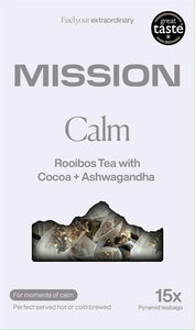 Mission Calm Rooibos 15 Tea Bags - Sustainable Vegan Groceries Brighton