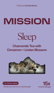Mission Sleep Chamomile 15 Tea Bags - Sustainable Vegan Groceries Brighton