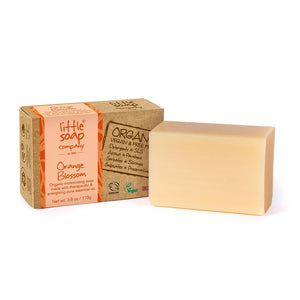 Little Soap Company Orange Blossom Bar Soap 110G - Sustainable Vegan Groceries Brighton