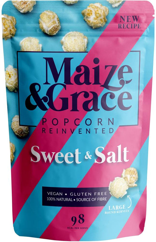 Sweet & Salt Popcorn 50G - Sustainable Vegan Groceries Brighton
