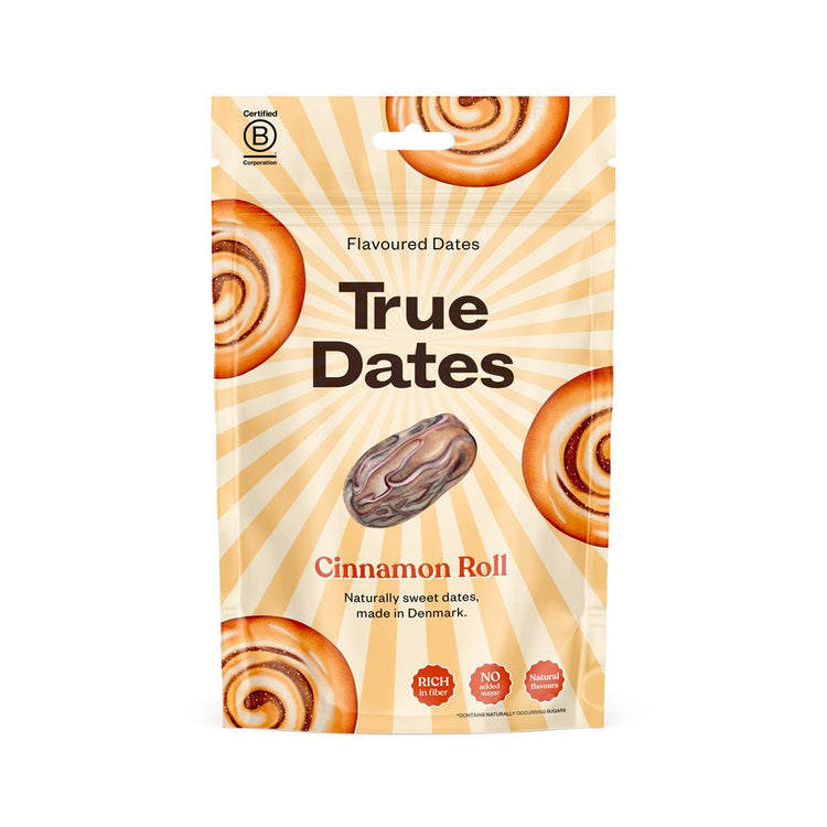 True Dates Cinnamon Roll 100G - Sustainable Vegan Groceries Brighton
