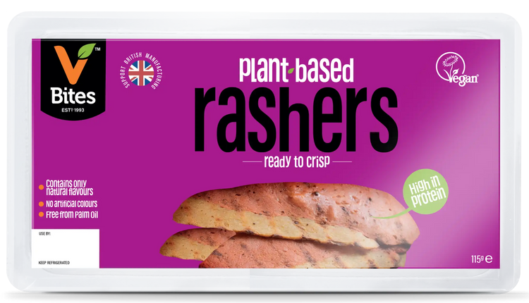 VBites Vegan Streaky Bacon Rashers 115g