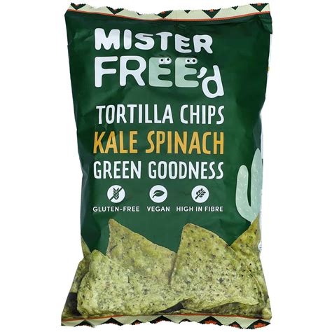 Mister Freed Kale & Spinach Tortilla Chips135g