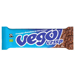 Vego Crisp Rice Crisps Choc Bar 40g