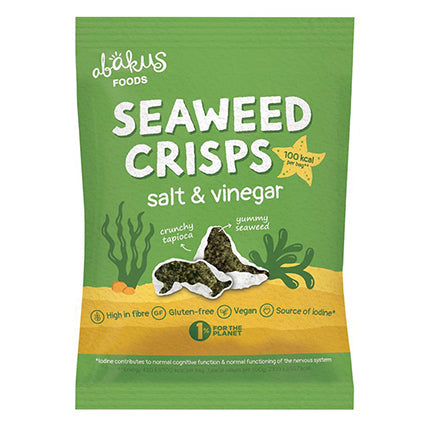 abakus seaweed crisps salt & vinegar 18g