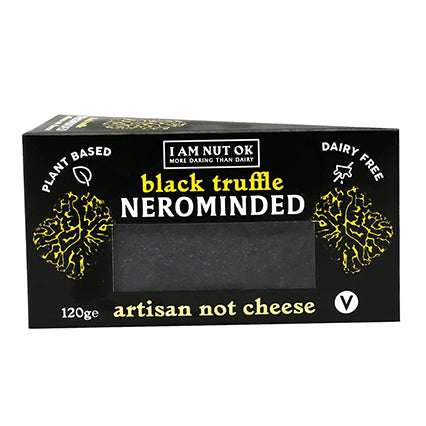 i am nut ok nerominded black truffle vegan cheese 120g