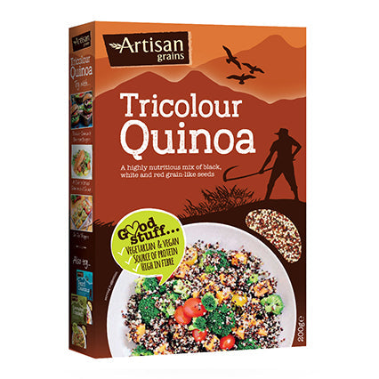 artisan grains tricolour quinoa 200g