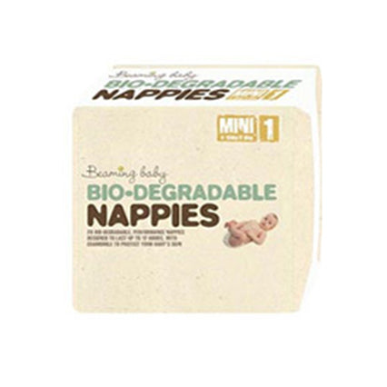 beaming baby 1 mini nappies (2-6kg) pack of 20