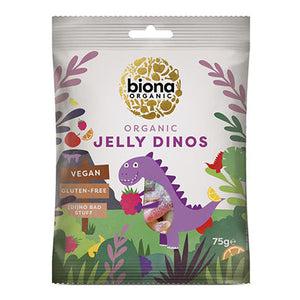biona organic jelly dinos sweets 75g