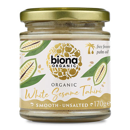 biona organic tahini white no salt 170g