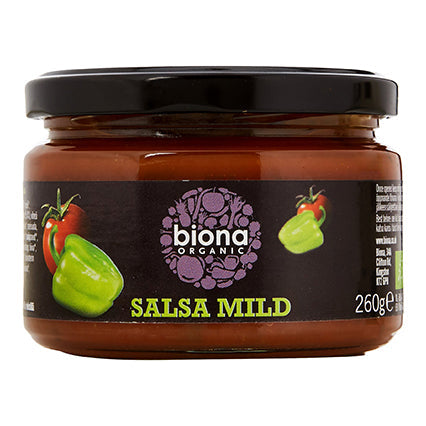 biona cool salsa dip sauce 260g