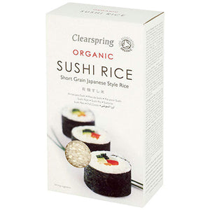 clearspring sushi rice white 500g