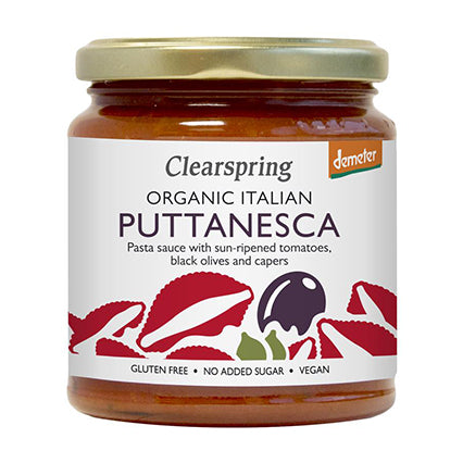 clearspring pasta sauce puttanesca 300g