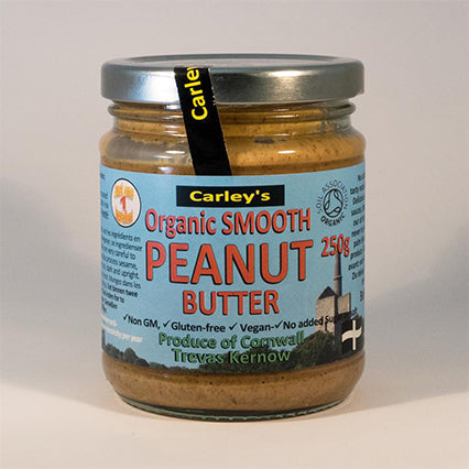 carleys organic peanut butter 250g