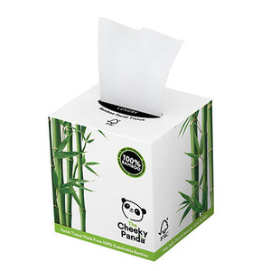 the cheeky panda bamboo facial tissue cube 3ply 56 sheets