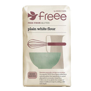 doves farm gluten free plain white flour 1kg