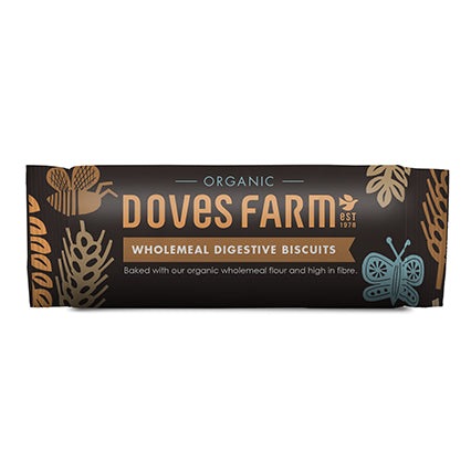 doves farm wholewheat digestive biscuits 400g