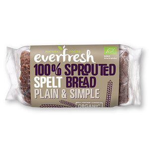 everfresh sprouted spelt bread 400g