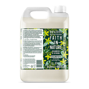 faith in nature seaweed & citrus shampoo 400ml