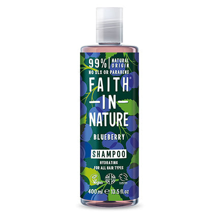 faith in nature blueberry shampoo 400ml
