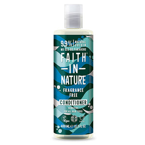 faith in nature fragrance free conditioner 400ml