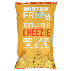 mister freed vegan cheese tortilla chips 135g