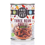 Free & Easy Three Bean Chilli 400g