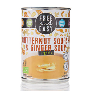 free & easy butternut ginger soup 400g