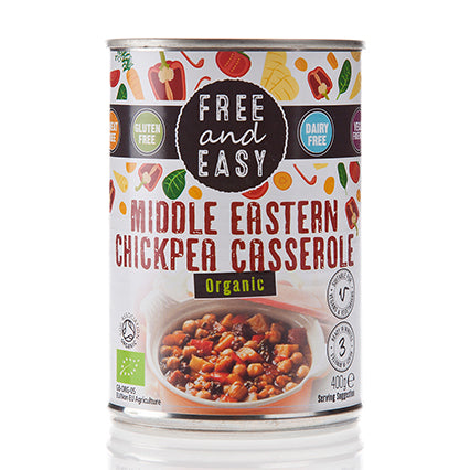 free & easy chickpea casserole 400g