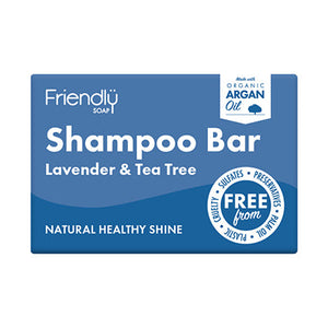 friendly soap natual lavender shampoo bar 95g
