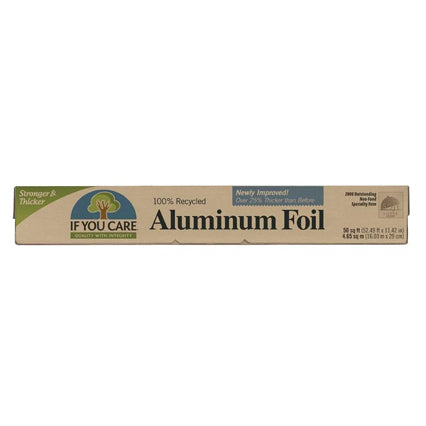 if you care 100% recycled aluminium foil 12mx30cm