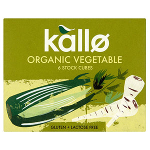 kallo vegetable stock cubes 66g
