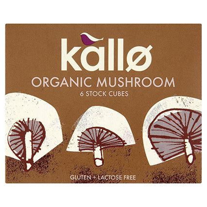 kallo organic mushroom stock cubes 66g
