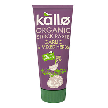 kallo organic garlic stock paste 100g